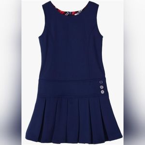 Bienzoe Girls School Uniform Jumper Dress